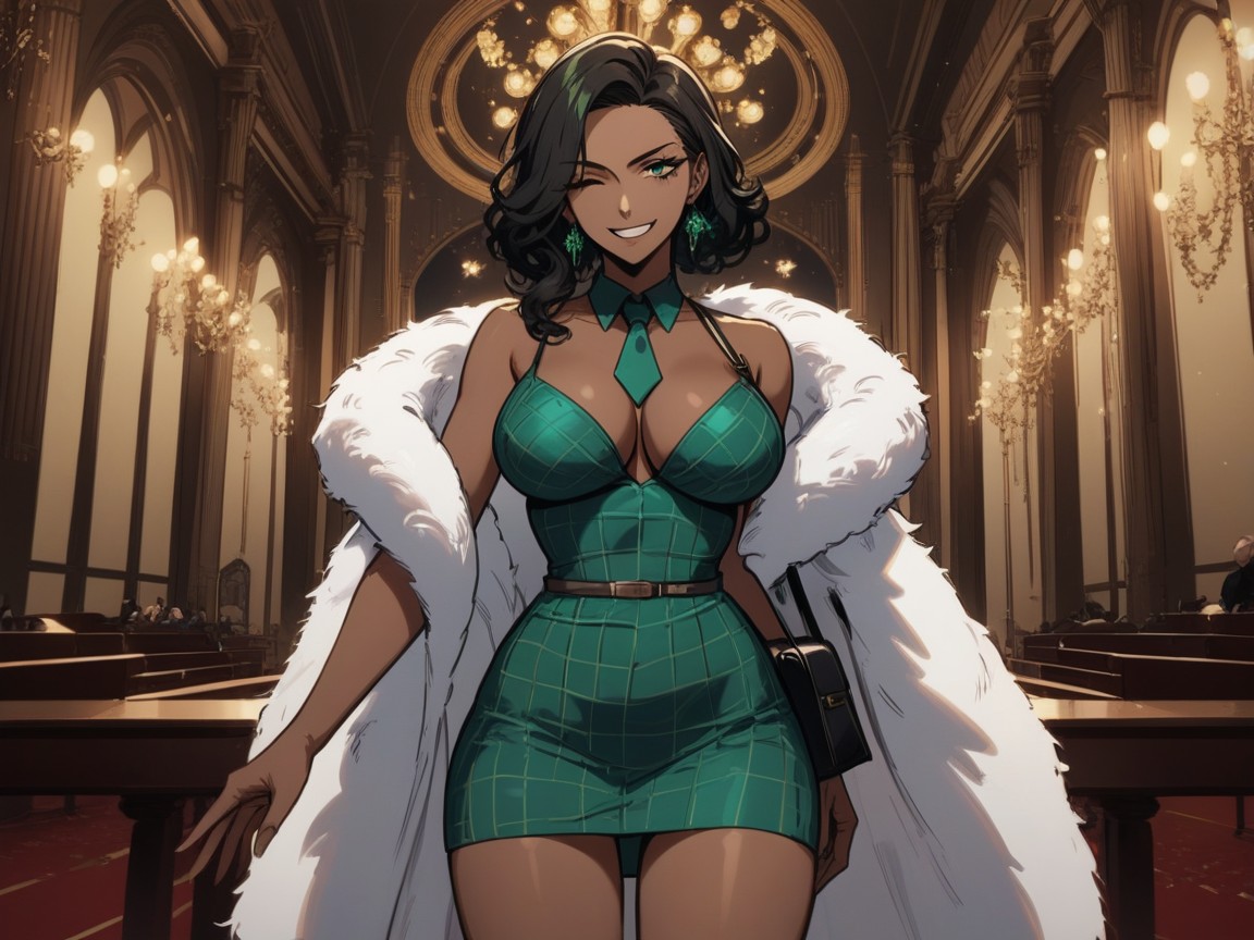 Noir Lighting, Dark Brown Skin, Squared Abdomen AI Porn