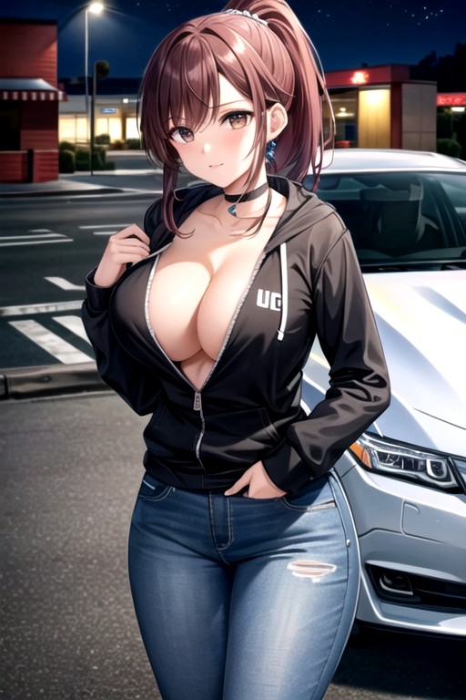 Red Hair, Close Up, A British AI Porn