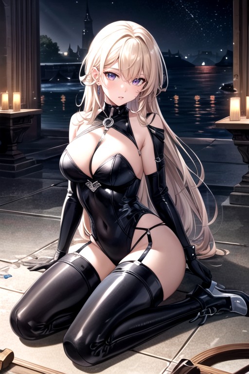 Moonlight Night, Latex Suit, Mistress 퍼리 AI 포르노