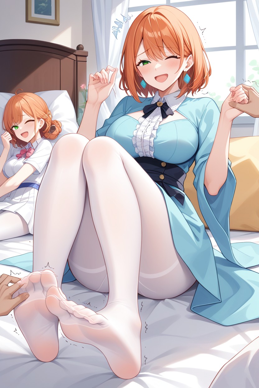 Fair Skin, Medium Hair, Faces Hentai AI Porn