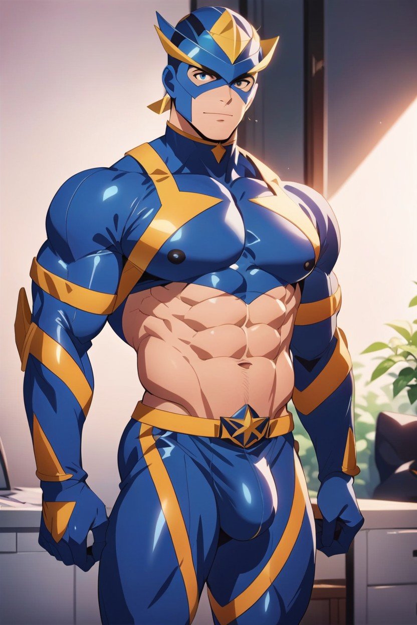 Power Ranger, 肌肉型, Massive Flaccid Bulge AI同性戀黃片