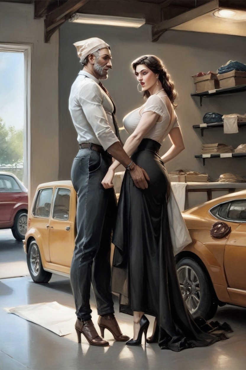 Pin Up, American, Cinematic AI Porn
