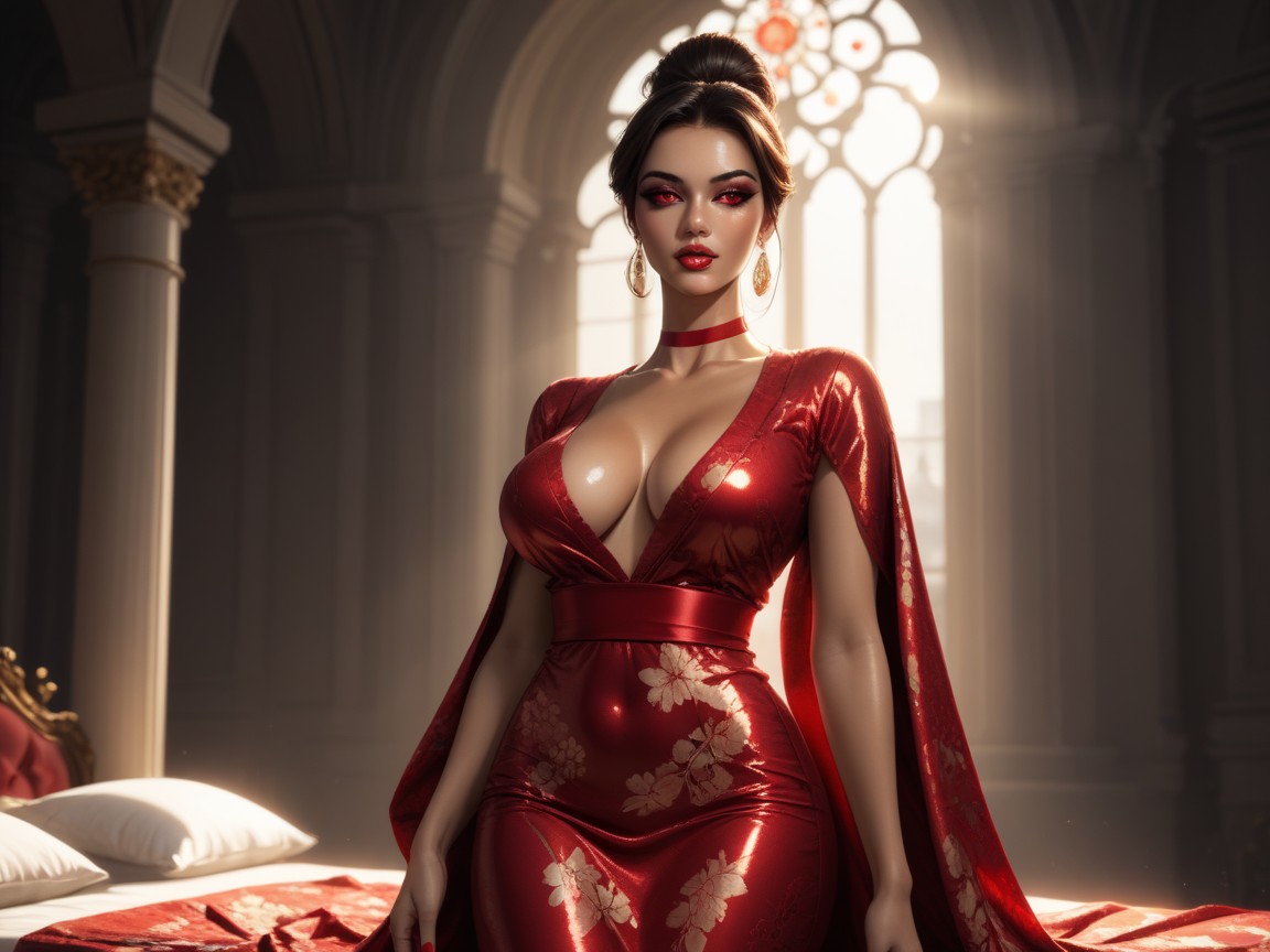 Long Shoulder Width, Laying, Chest Wider Than Hips Hentai AI Porn