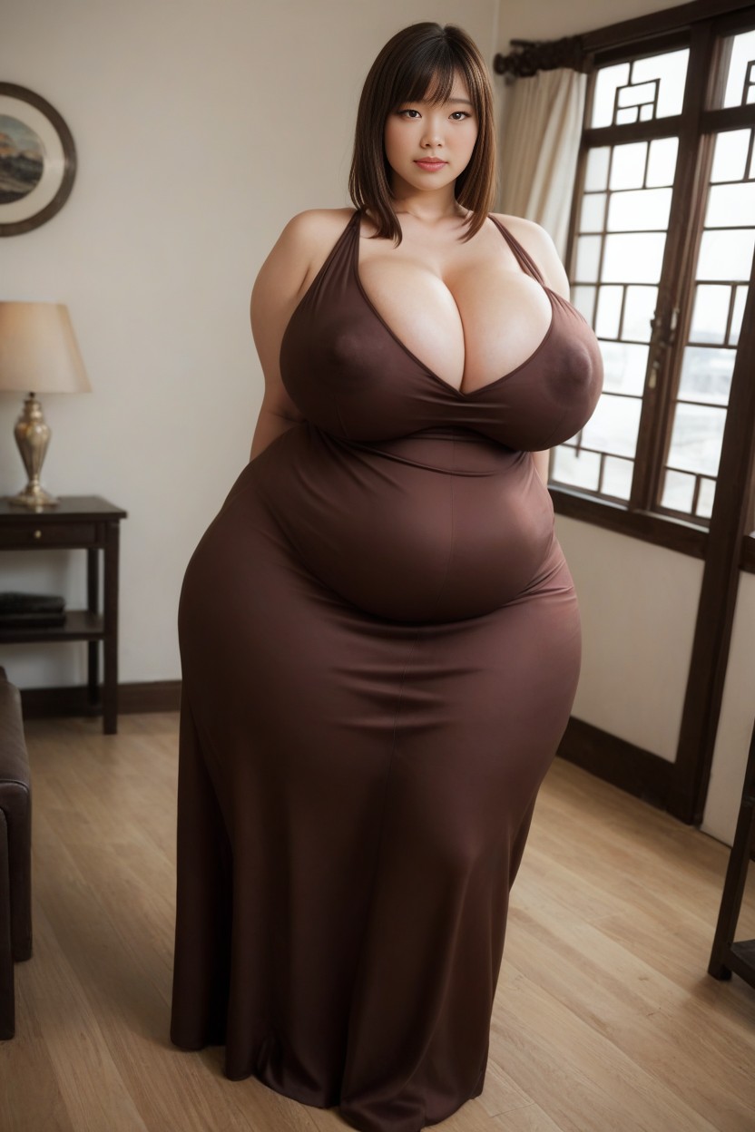 18+, Asian, Huge Breasts AI Porn