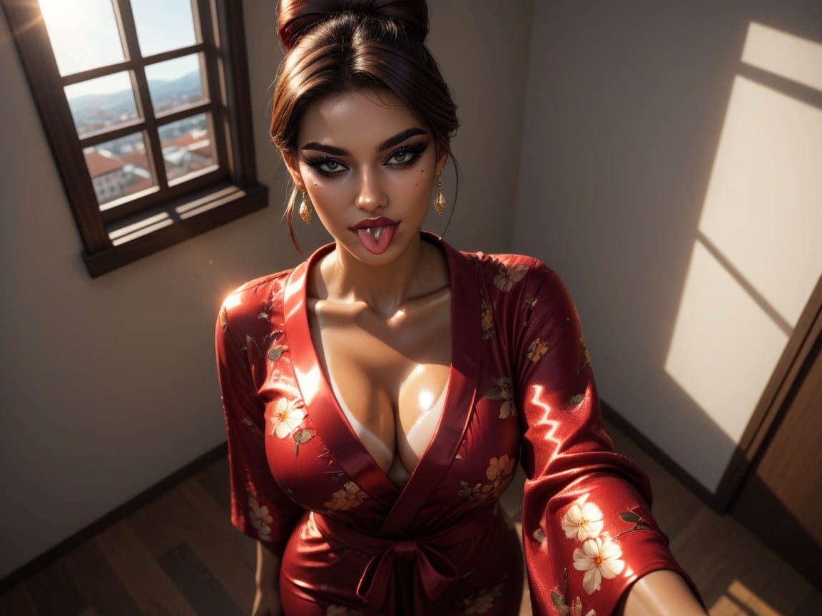 Sunny, Wide Long Shoulders, Perfect Face Hentai AI Porn