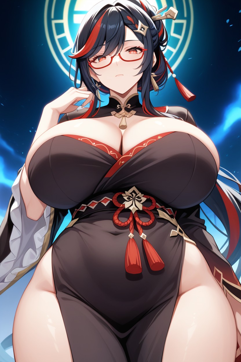 Massive Breast, Artstation, Hourglass Body Hentai AI Porn