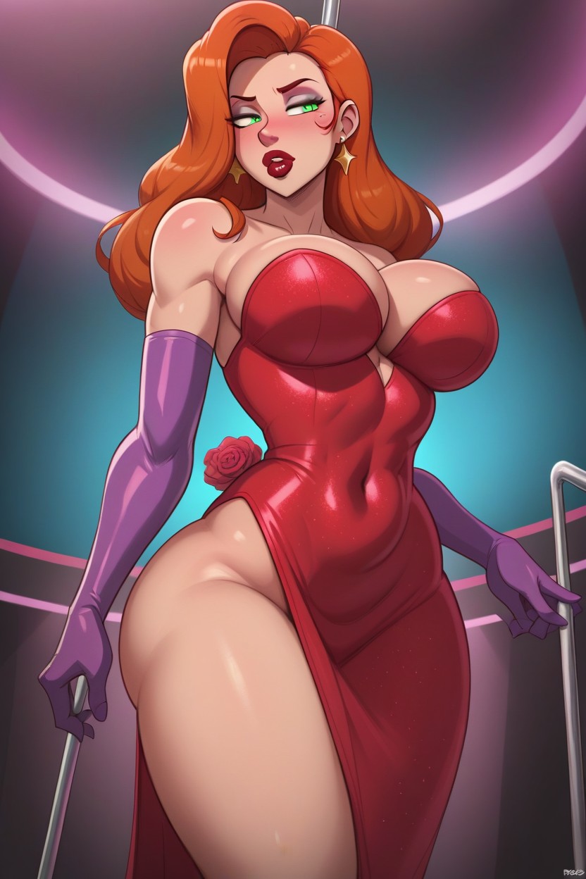 Cleavage, Hyper Detailed, Puffy Lips Hentai AI Porn