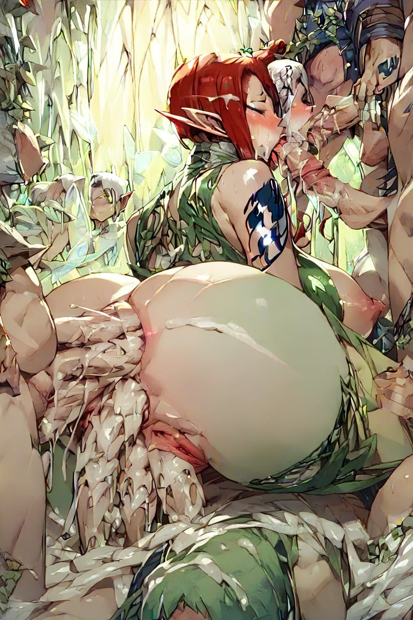 Elf Female, Excessive Cum, Body Milf Hentai AI Porn