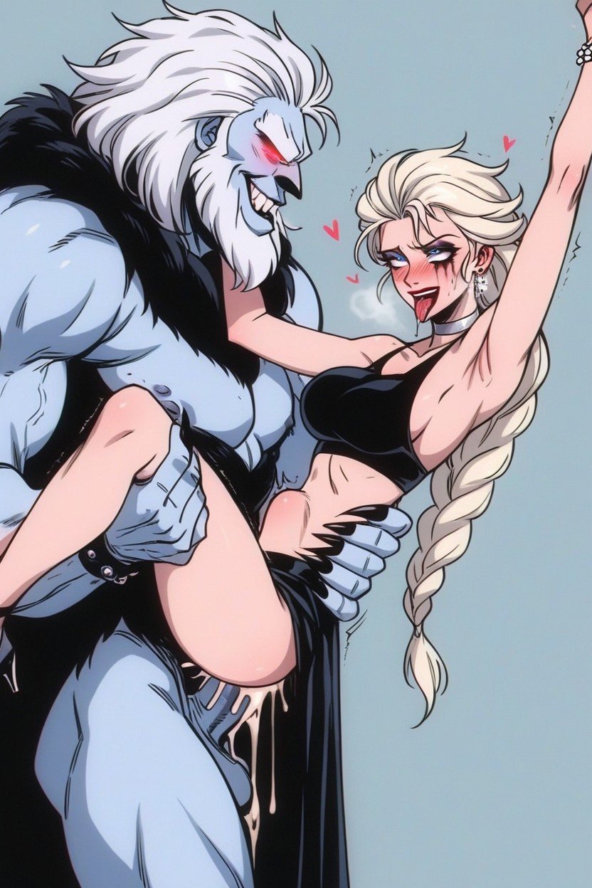 Rolling Eyes, Elsa Fucked By Snow Yeti, Big Dick AI國產黃片