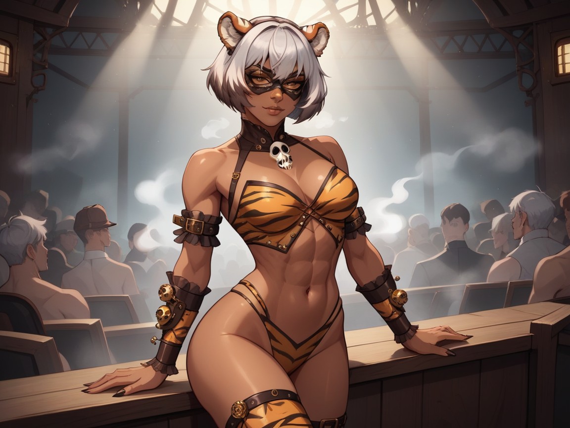 Hips Proportionate To Chest, Low Torso Height, Form Fitting Clothes AI Porn