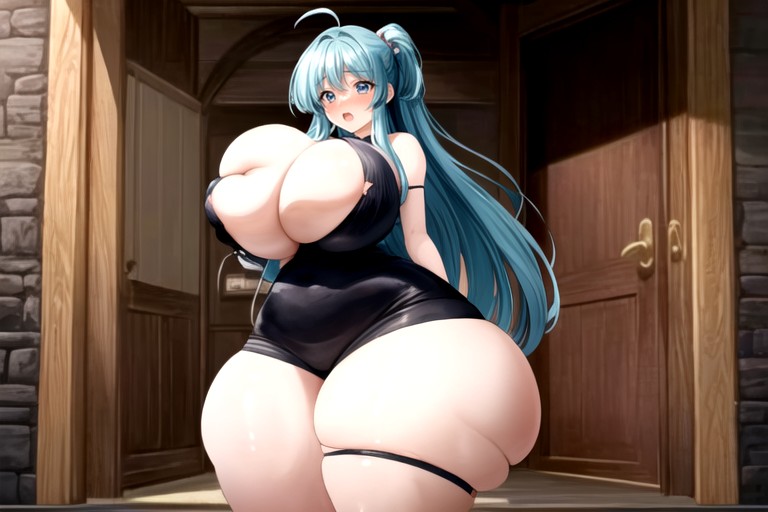 Once Just An Extremely Incredible Fatter Obese, Insanely Extremely Gargantuan Mega Fat Breasts, Ssbbw Hentai AI Porn