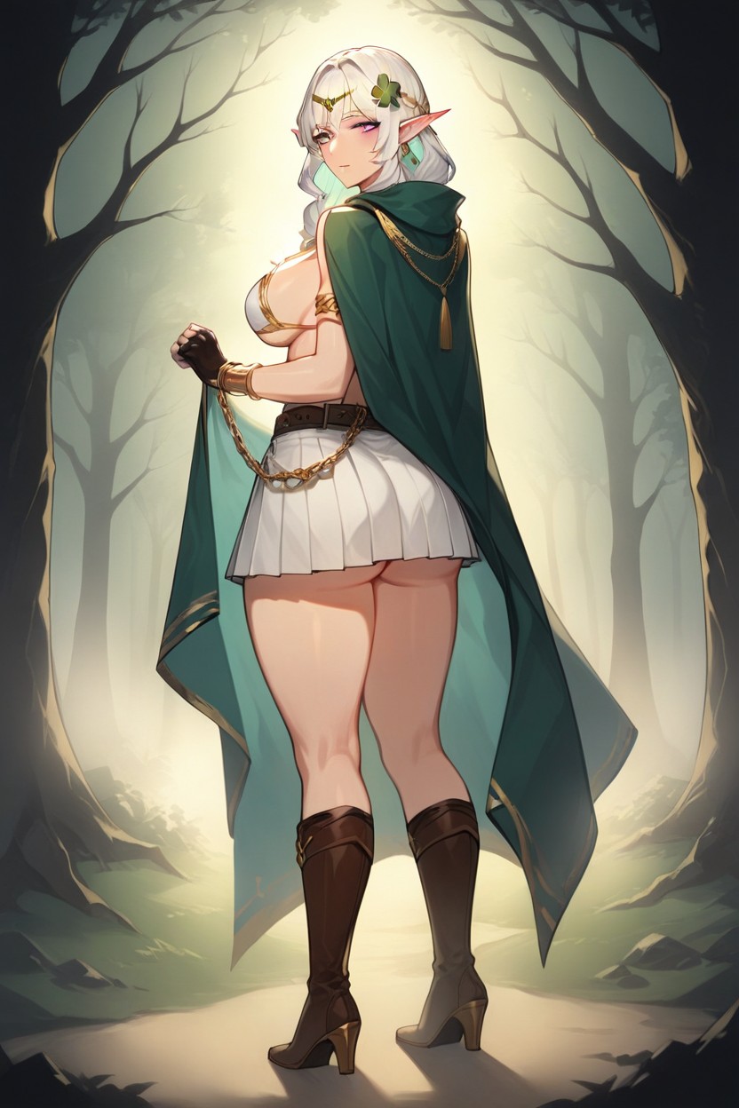 Jungle, Rounded Ass, Hourglass Body Hentai AI Porn