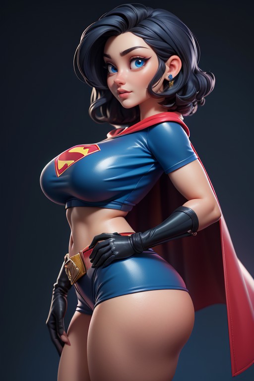 Bare Thighs, Tall, Tight Underpants AI Porn
