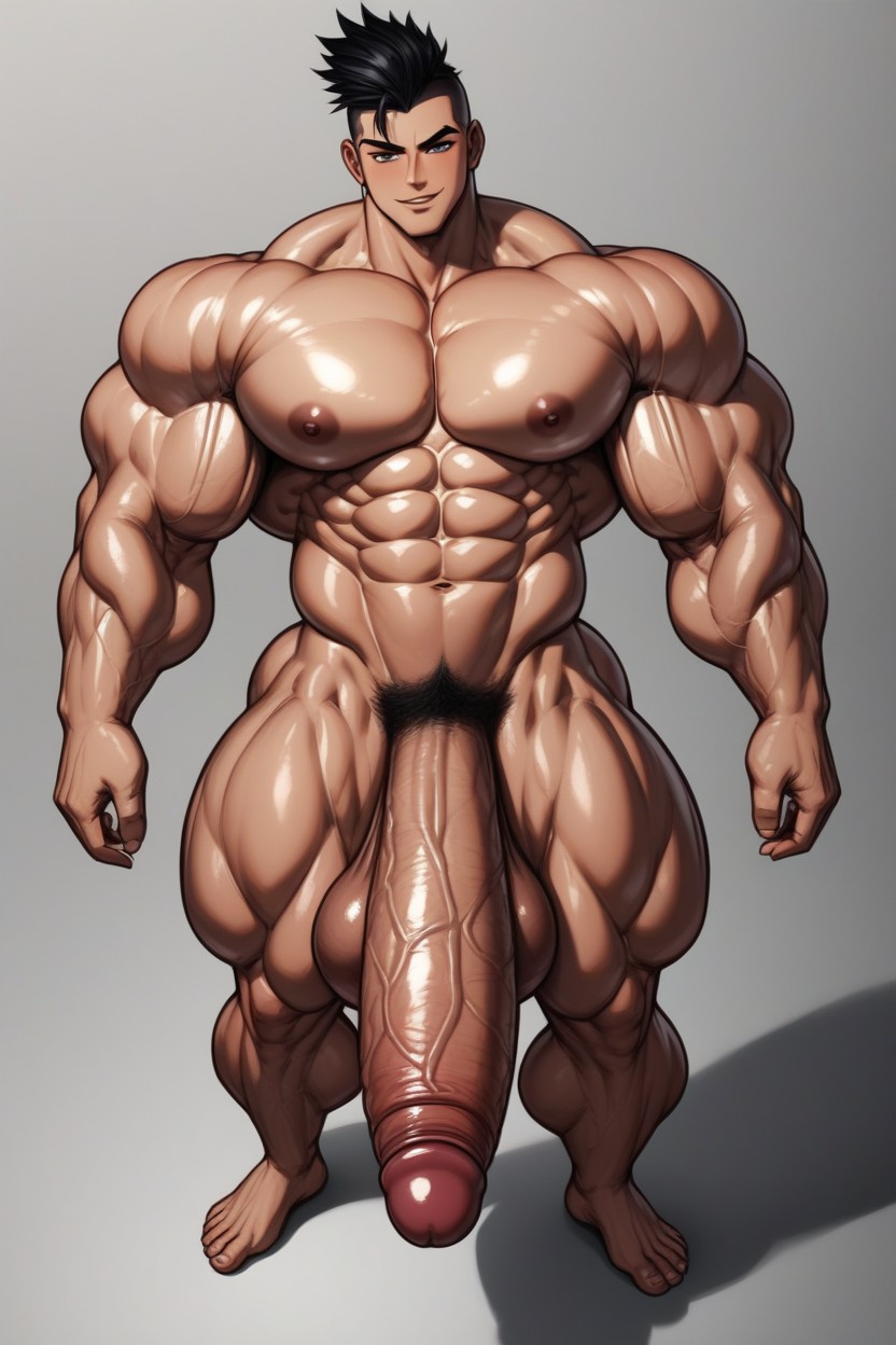 Comparing Penis With Viewer, No Clothes, Twunk AI Gay Porn
