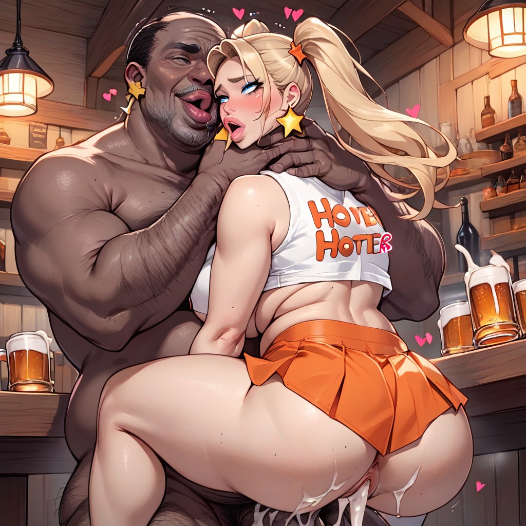 Choking, Love Hearts, Star Earrings AI Porn