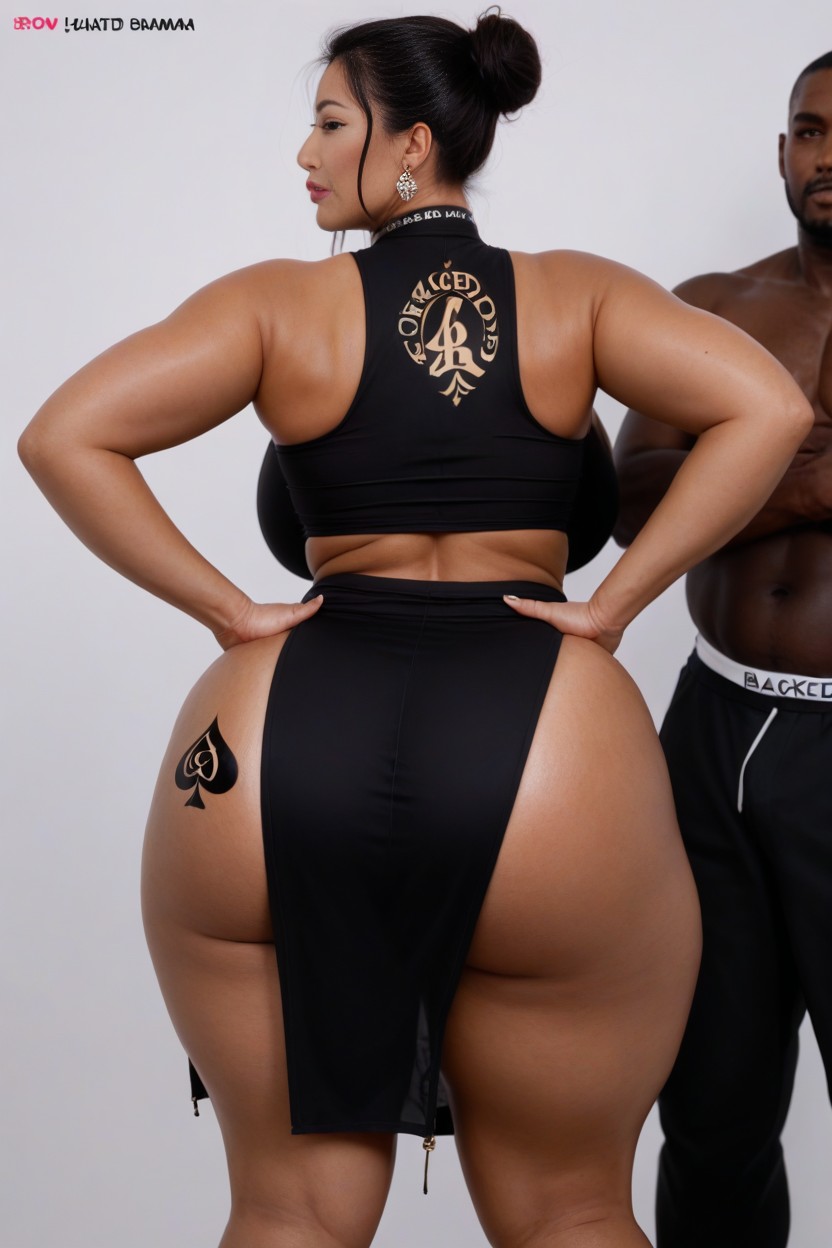 Rear View, Massive Breast, 50+ AI Porn