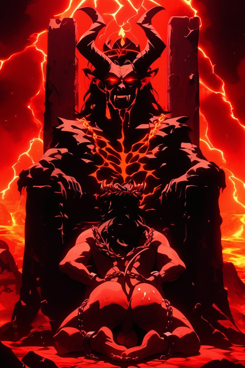 Nsfw, Red Lightning, Demon AI Gay Porn
