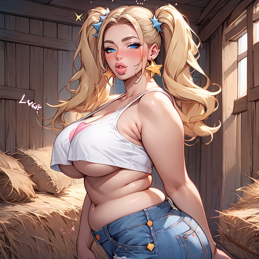 Blue Eyes, Love Hearts, Superdrunk AI Porn