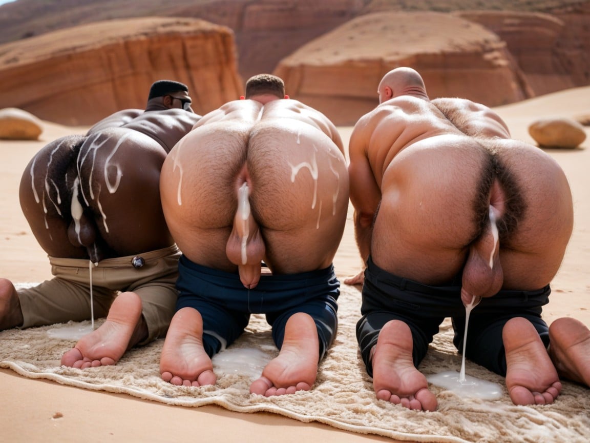 Uncut Cocks, Hairy Asshole, Thugs AI Gay Porn