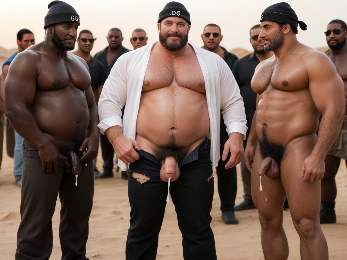 Hairy Chest, Hairy Back, Prayer Rug AI Gay Porn