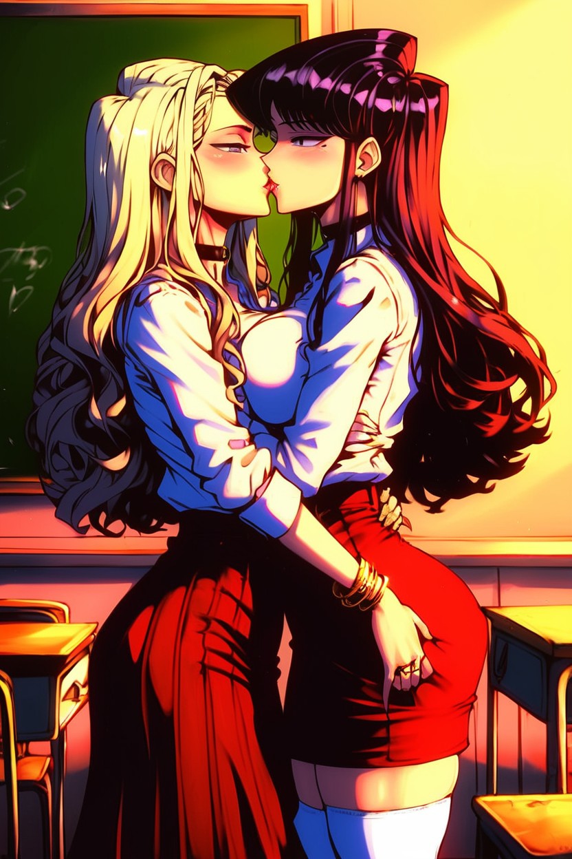 A Beautiful Woman, Bangs, Noon Hentai AI Porn