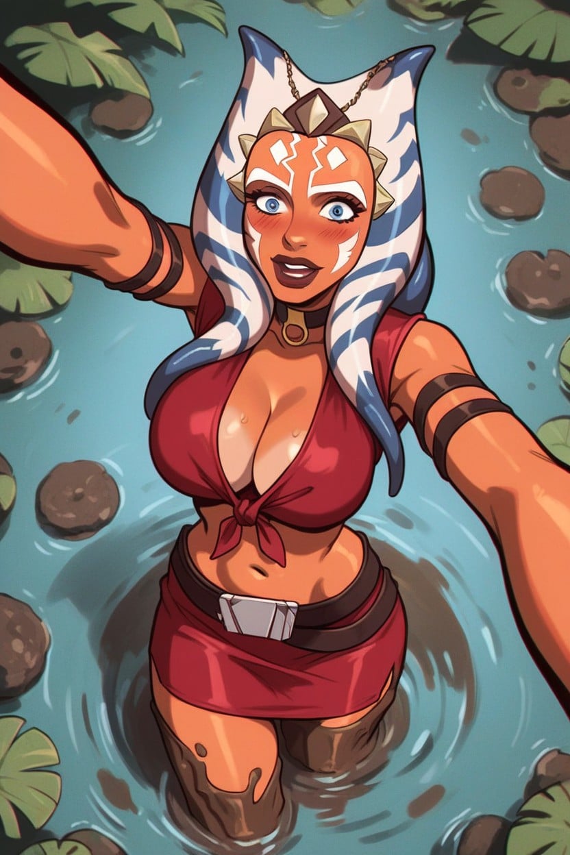 Wide Waist, Medium Length, Top Showing Cleavage Hentai AI Porn