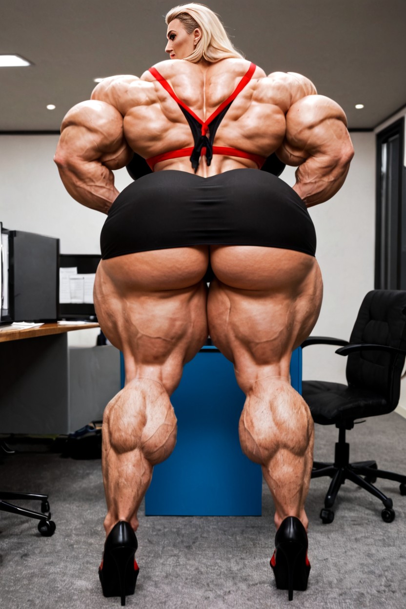 Hyper Gigantic Muscles, Office, Hyper Gigant Muscles AI Porn