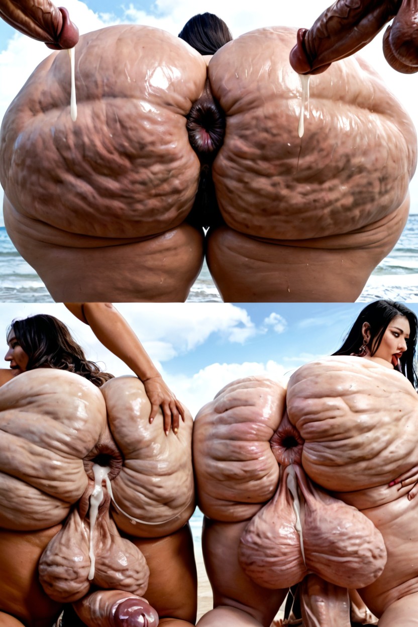 Ssbbw, Pussy, Anal Gape Shemale AI Porn