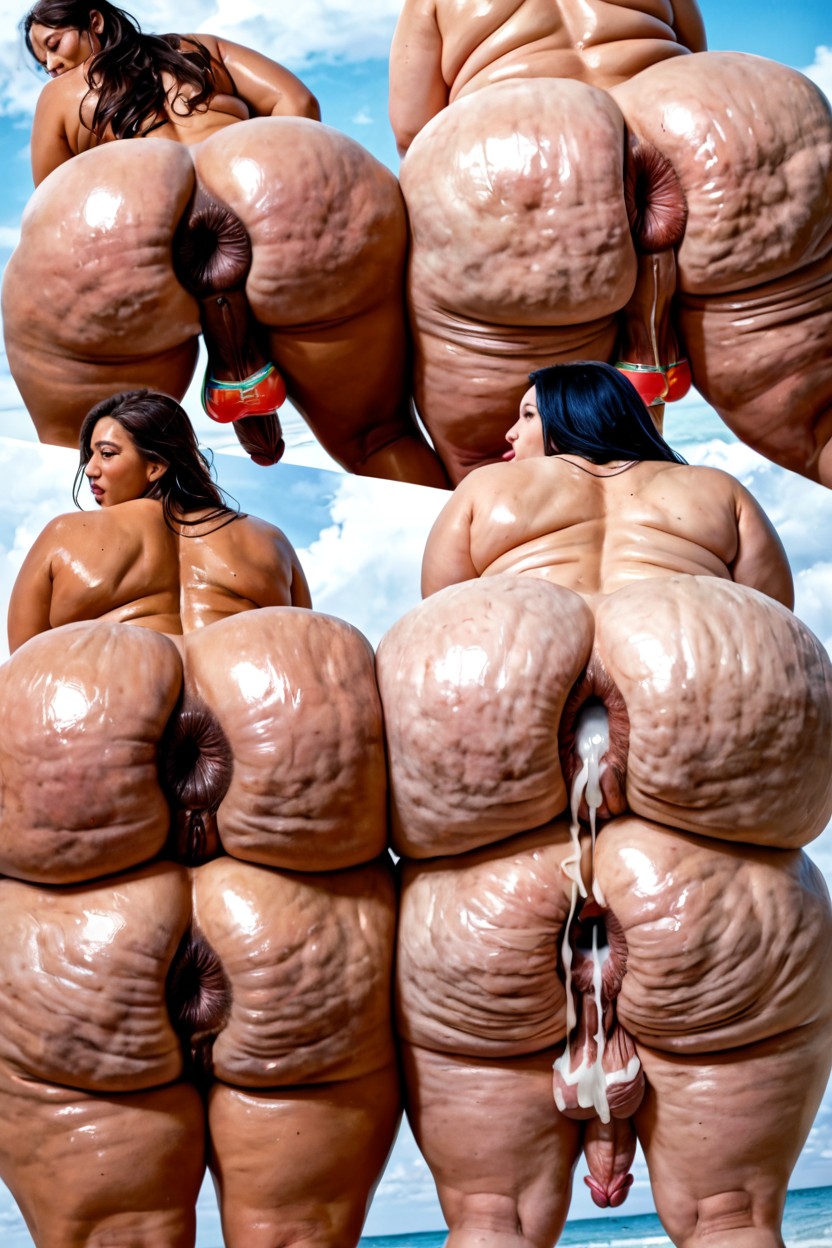 Anus Écarté, Hyper Anus, Cellulite On Thighs Porno IA transsexuelle