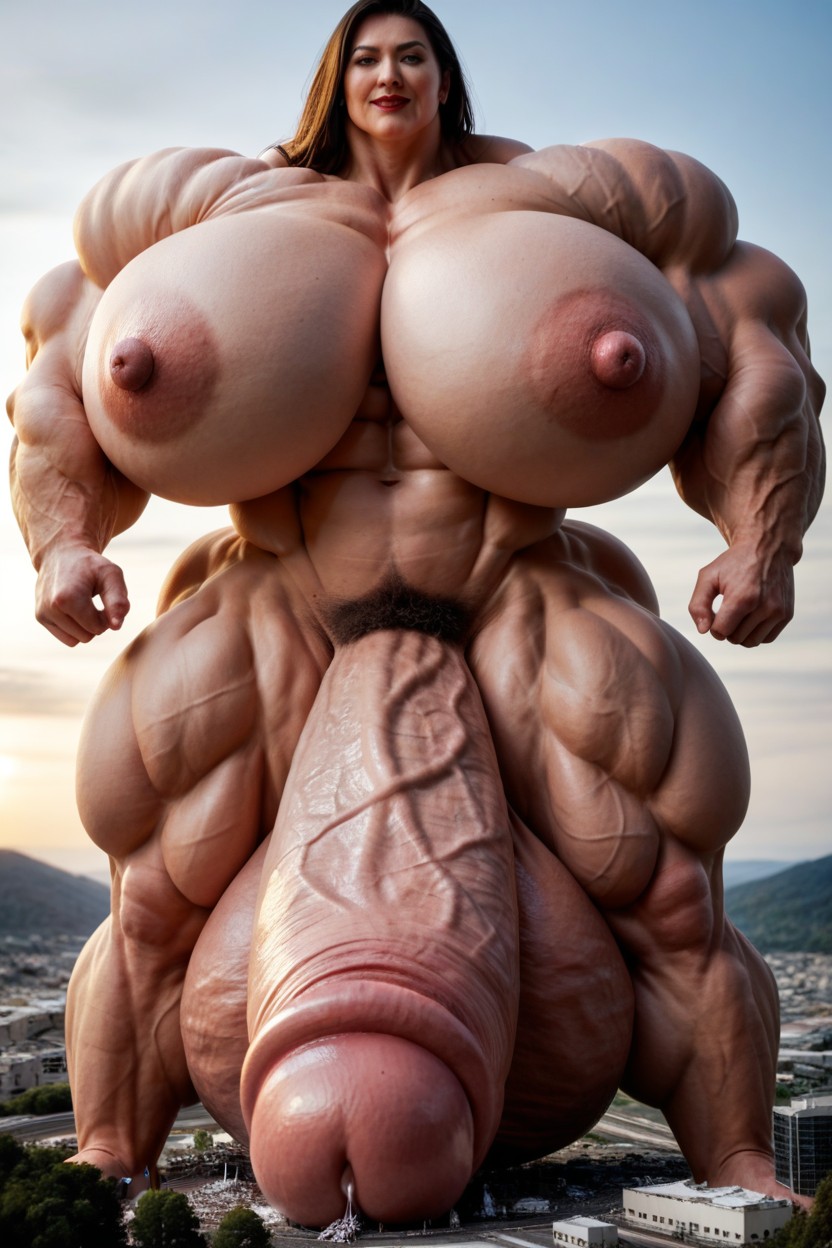 Expansion Mammaire, Macro, Hyper Gigantic Massive Testicles Porno IA transsexuelle
