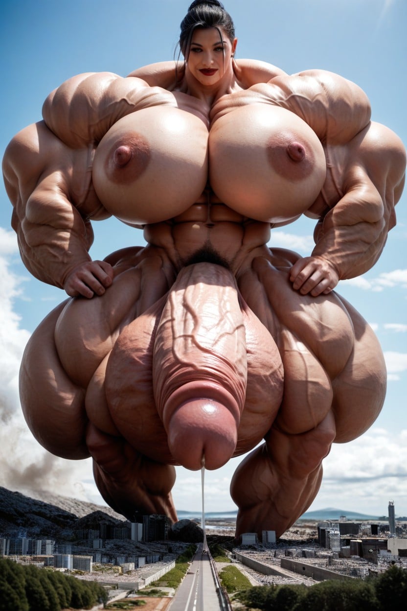 Hyper Gigantic Massive Muscles, Macro, Macro Transfrau KI-Porno