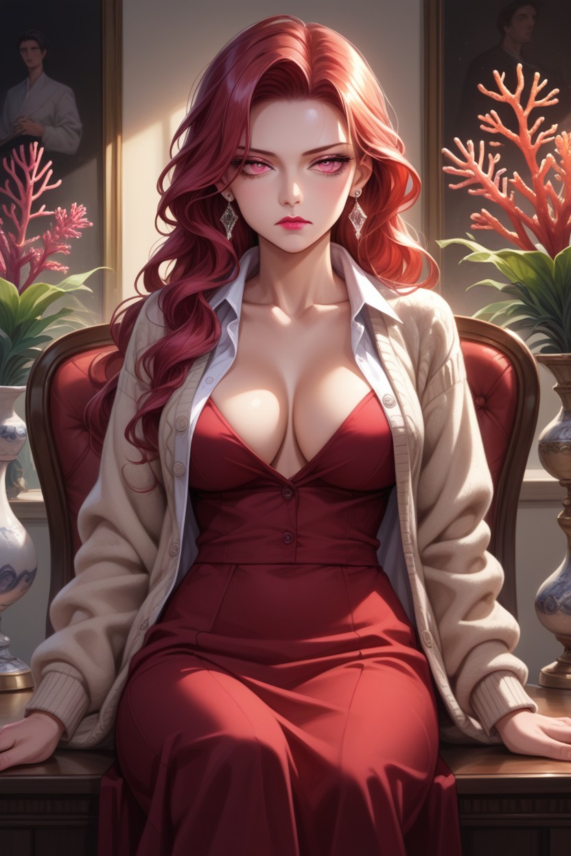 Vivid Colors, Earrings, Waist Hentai AI Porn