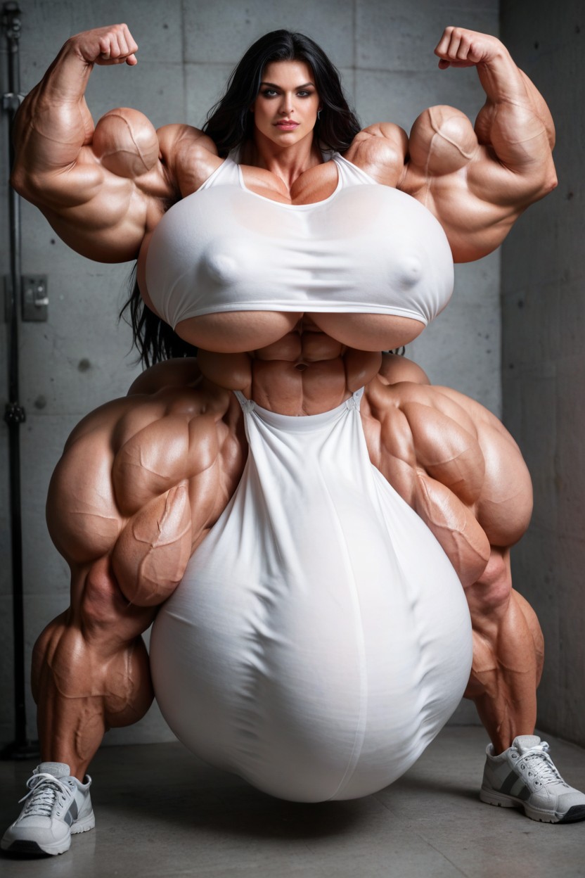 Hyper Muscles, Hyper Gigantic Serratus Anterior, Indian Porno shemale IA