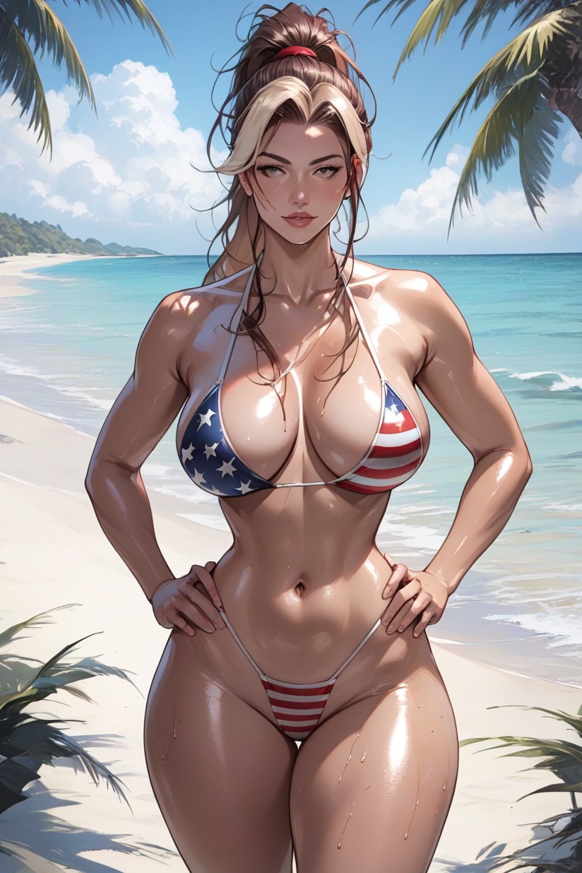 Model, Naked, Front View Hentai AI Porn