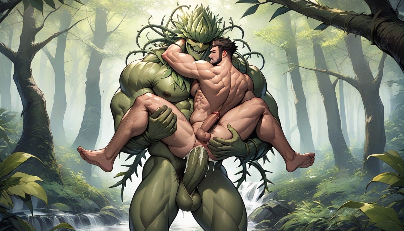 Gay Sex, Massive Ass, Only Males AI Porn