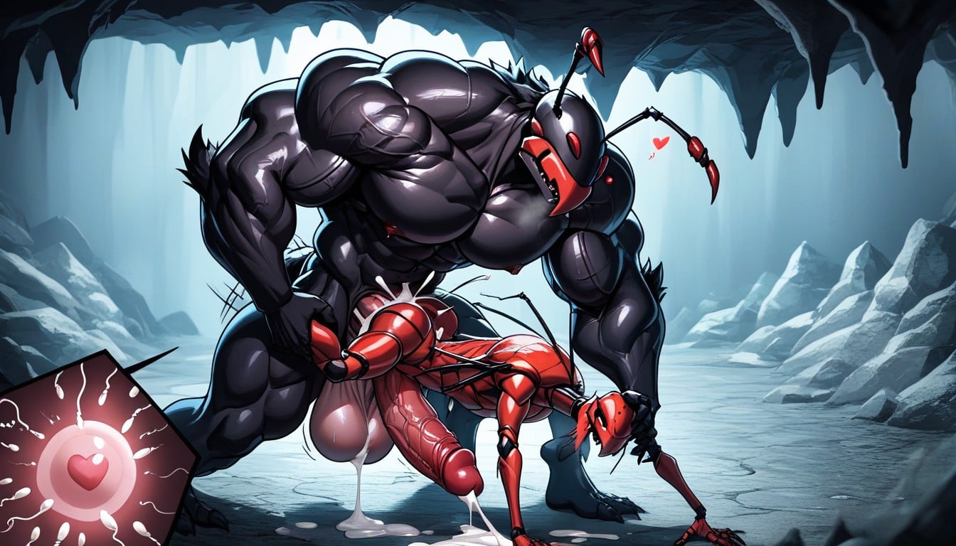 Full Body, Eggs, Huge Gigantic Cock Furry AI Porn