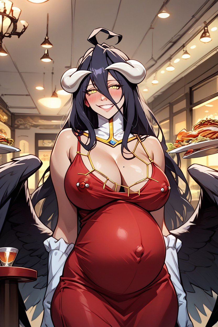 腰部鏡頭, Albedo From Overlord, Cleavage AI黃漫