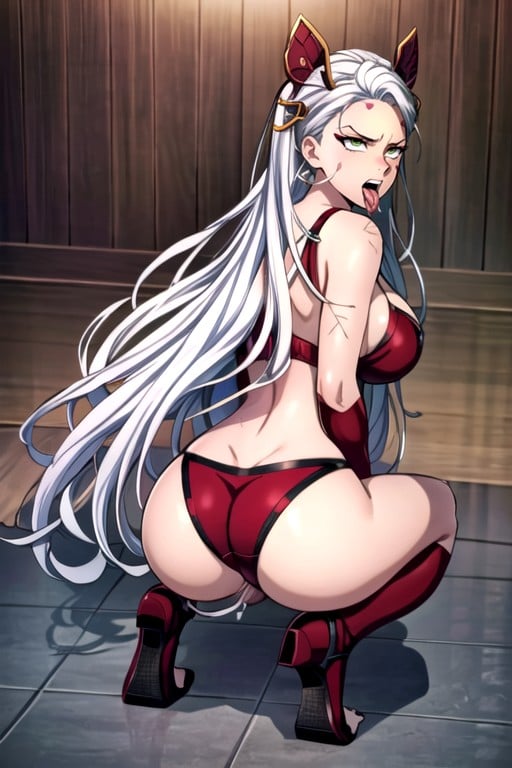 Large Ass, Daki Demon Form (demon Slayer), Full Body Shemale AI Porn