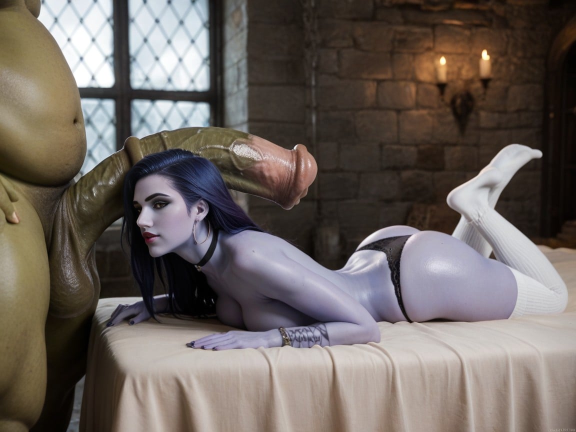 Oiled Skin, Widowmaker From Overwatch, Arched Back Ass Up Shemale AI Porn