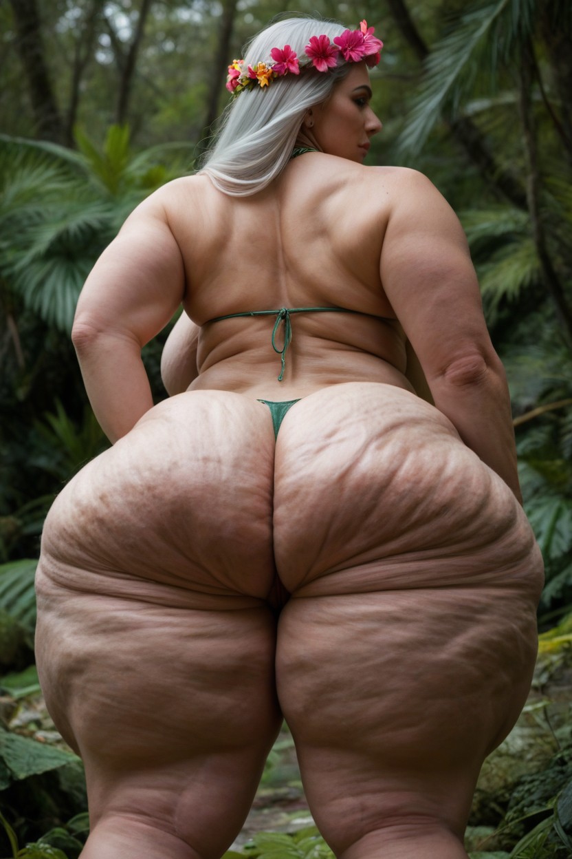 Gray Hair, Wrinkled Skin, Gorda Porno IA