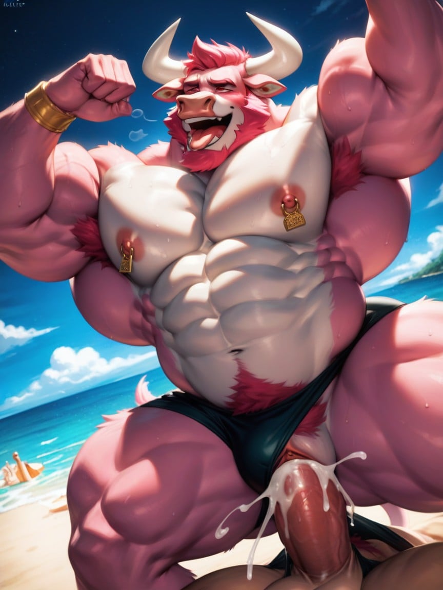 Cunt, Furry, Beach AI Gay Porn