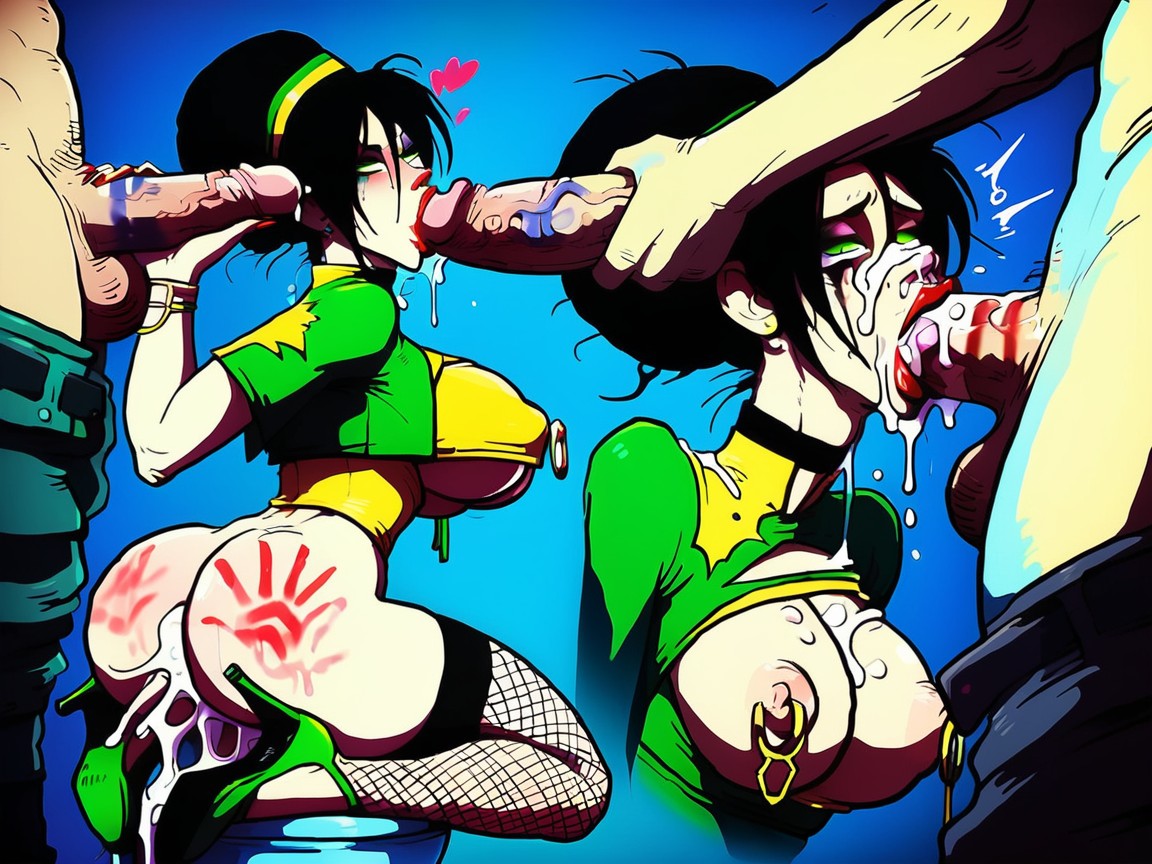 Full Body, Fuck Toy, Destroyed Face Hentai AI Porn