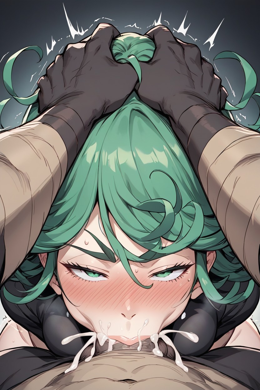 Anime Style, Looking To The Sides, Blushing Hentai AI Porn