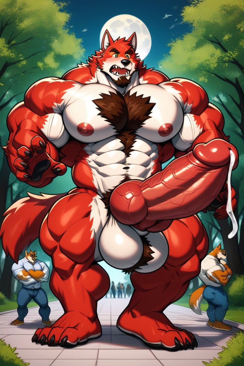 Thick Neck, Sideburns, Shredded Abs AI Gay Porn