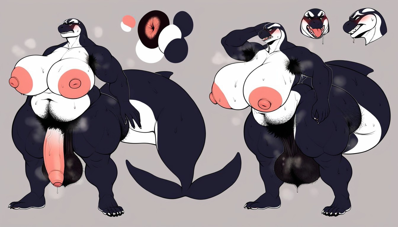 Front View, Musk, Hyper Balls 퍼리 AI 포르노