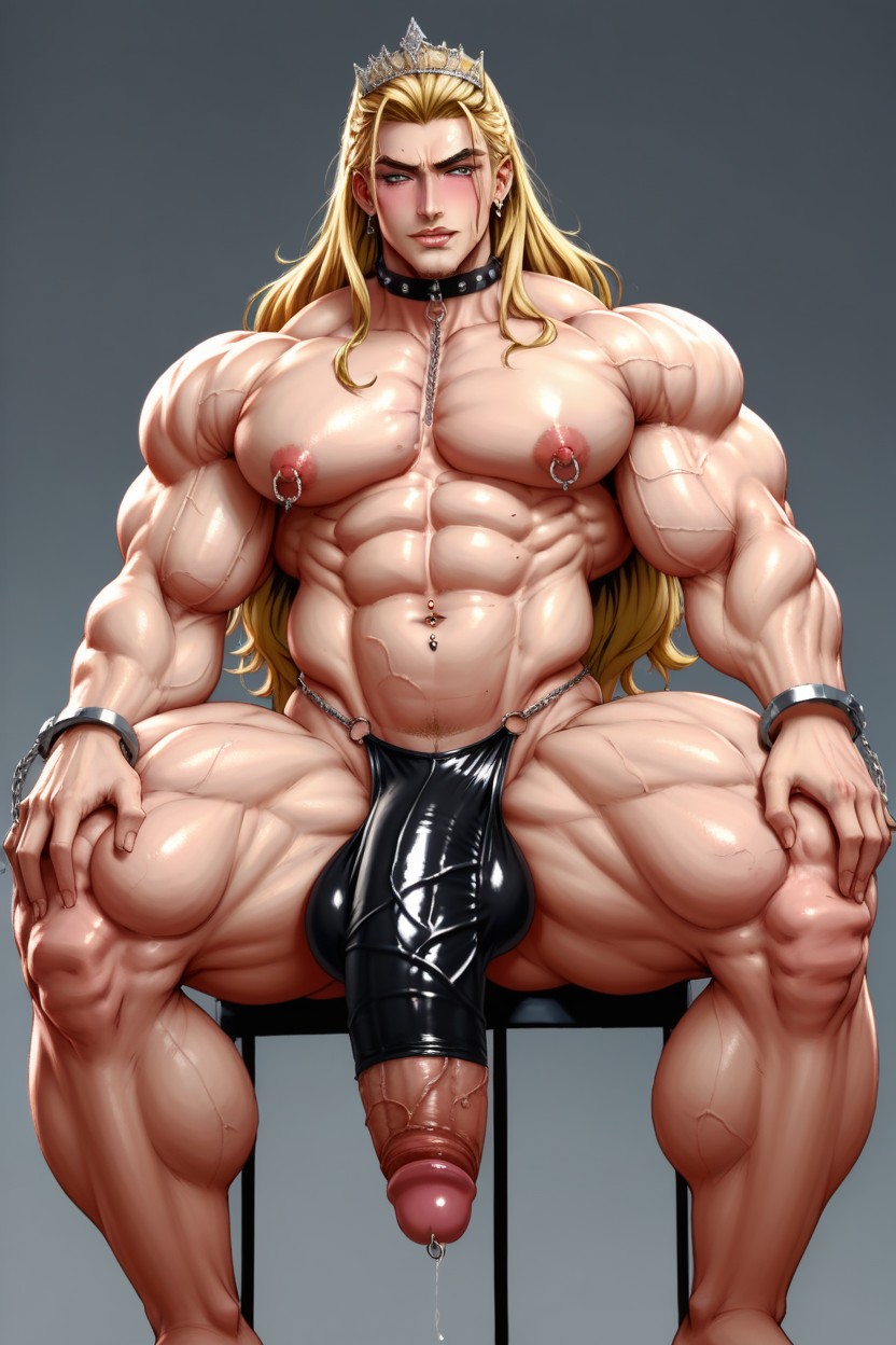 Exposed Cock, Cock Longer Than Knee, Hdr AI Gay Porn
