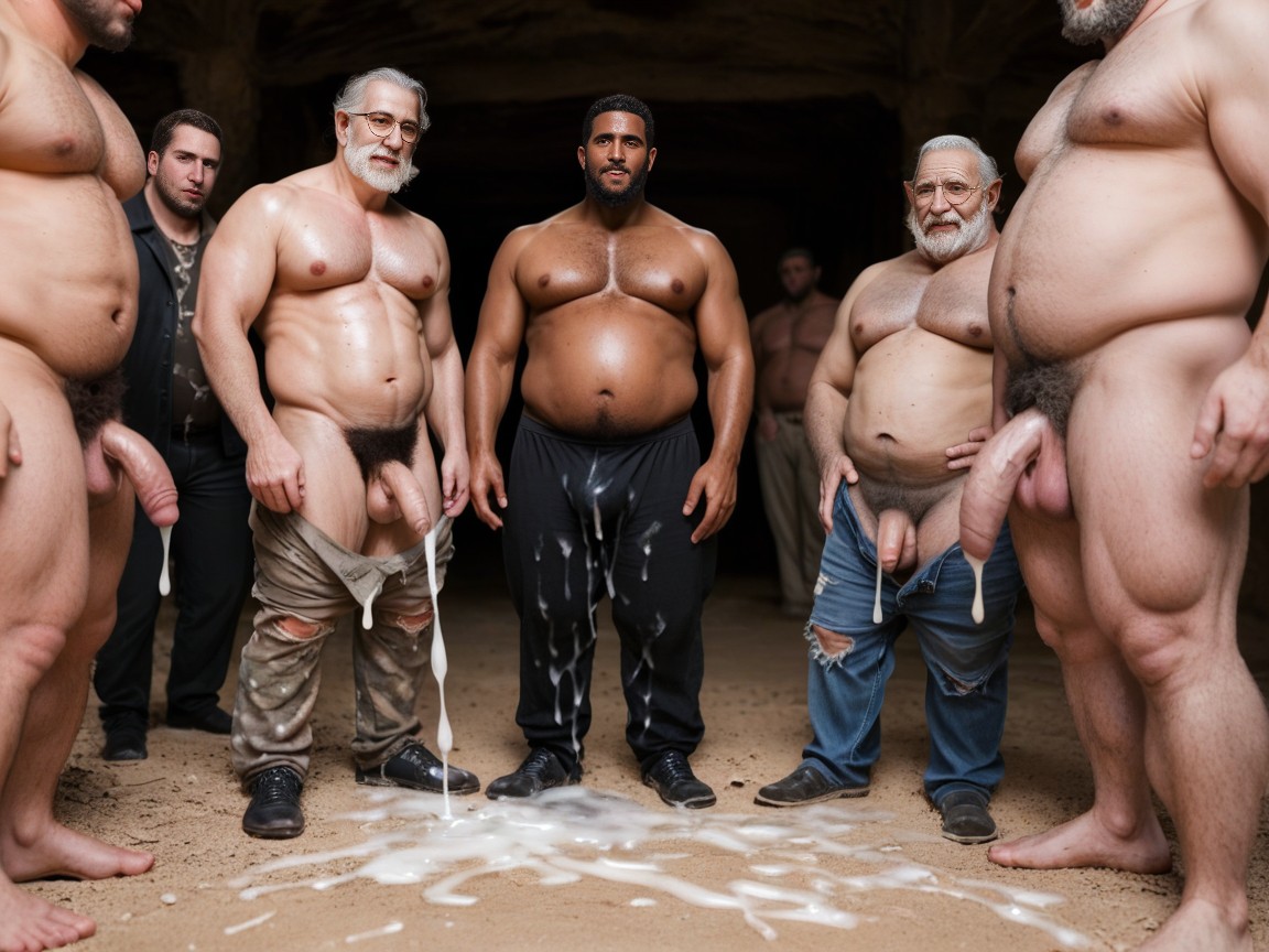 Lot Of Cum, Pants Down, Prayer Rug AI Gay Porn