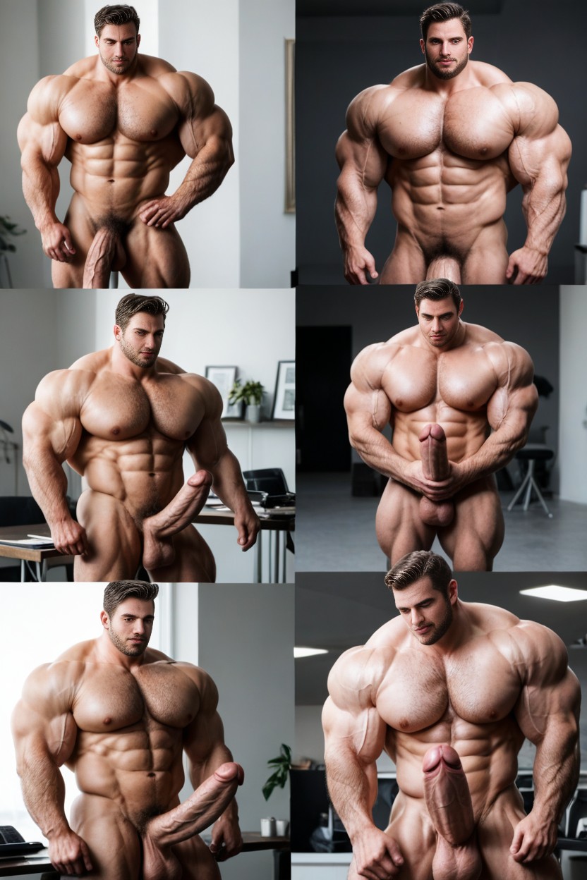 Ripped Muscles, Stud, Muscular AI Gay Porn