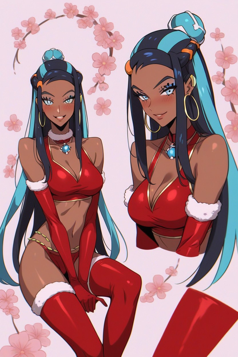 North Pole Background, Female Masturbation, Thong Hentai AI Porn