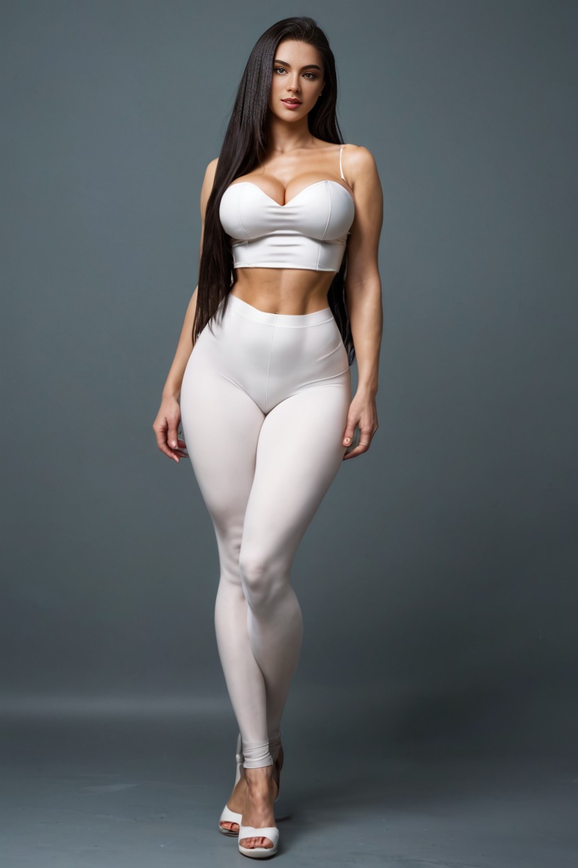 Long Hair, Full Body, Leggings AI Porn